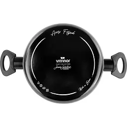 Каструля Vitrinor Chef Collection з кришкою 24 см 3.8 л (2112161) - мініатюра 6