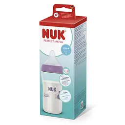 Пляшка Nuk Perfect Match М 260 мл гіпопотам (3954205) - мініатюра 4