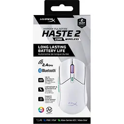 Мишка HyperX Pulsefire Haste 2 Core Wireless White (8R2E7AA) - мініатюра 11