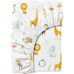 Простирадло на резинці в дитяче ліжечко Cosas Africa Zoo 60х120х12 см (AfricaZoo_120)