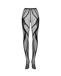 Колготки з доступом Obsessive Tights S336 S/M/L - мініатюра 3