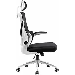 Офісне крісло GT Racer X-5728 White/Black [125605] - мініатюра 4
