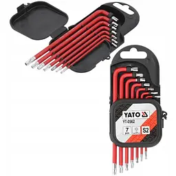 Шестигранники Yato Torx Т9-Т30, 7 шт. (YT-0562) - мініатюра 2