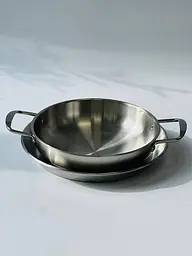 Миска з ручками "Салат" сталь, 2000 мл, 24x34x6,3 см - мініатюра 4