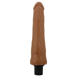 Вібратор Baile Sliding Skin Alfredo 9.8" 25 см коричневий - мініатюра 8