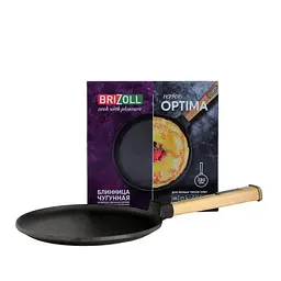 Сковорода млинна чавунна Brizoll Optima O2215 22 см - мініатюра 10