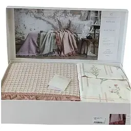 Постільна білизна з вафельним покривалом Pupilla Monica Pudra Pupilla pbe0051429 - мініатюра 2