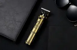 Професійна машинка для стрижки, окантовочна машинка VGR V-085 (Бронза) - мініатюра 9