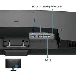 Монітор TFT 27" Benq GW2790, IPS, 100Hz, 2xHDMI, DP, колонки, чорний - мініатюра 6
