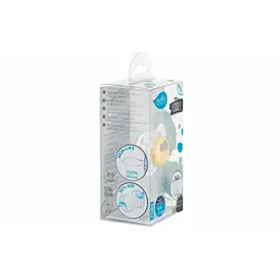 Пустушка Nuvita 7085 Air55 Cool симетрична 6m+ LOVE жовто-сіра NV7085SC - мініатюра 4