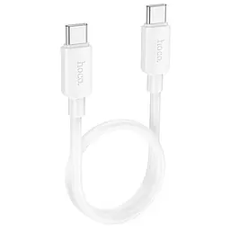 Дата кабель Hoco X96 Hyper Type-C to Type-C 60W (0.25m) White