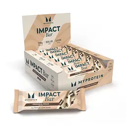 Протеїновий батончик Myprotein (Impact Bar) — 12 × 64 г, печиво-крем