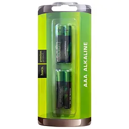 Батарейки Hoco AAA (LR3) Alkaline 4 pcs Black - мініатюра 3