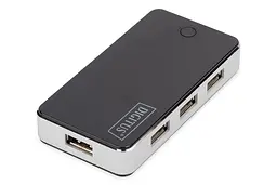 Хаб USB-A > 7хUSB-А активний Digitus teh0018436
