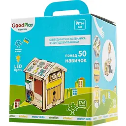 Бізібудинок GoodPlay Всезнайка з LED підсвічуванням 24х24х30 см (691407) - мініатюра 11