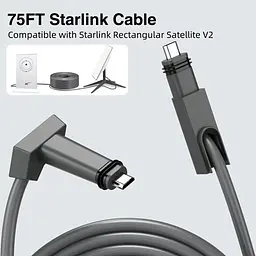Кабель-заміна Starlink змінний 23 м 75 ft V2 - мініатюра 5