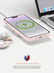 Силіконовий чохол ArmorStandart ICON2 MagSafe для Apple iPhone 14 Pro Chalk Pink - мініатюра 9