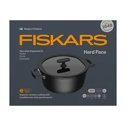 Каструля Fiskars Hard Face 5 л (1075527) - мініатюра 6