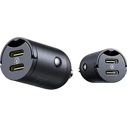 Автомобільний зарядний пристрій Baseus Tiny Star Mini 30W Black (C00035001121-03) [150721] - мініатюра 4