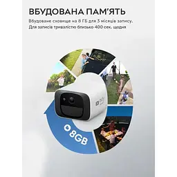 Вулична IP-камера Eufy Security C210 SoloCam Wire-Free 2K Resolution Security Camera (T8B00) з роздільною здатністю 2k - мініатюра 5