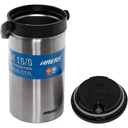 Харчовий термоконтейнер Haers HR-2300-17 2.3 л Silver - мініатюра 3