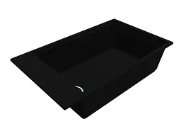 Кухонна мийка Miraggio Lagoon 760 black 0002248, Чорний - мініатюра 2