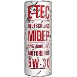 Автомобільна моторна олива E-TEC Midep TEC 5W-30 1л 5347 - мініатюра 2