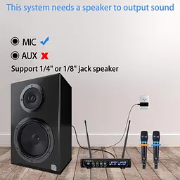 Бездротова мікрофонна система S9 UHF караоке мікрофон бездротовий з Bluetooth - мініатюра 5