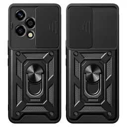 Чохол до мобільного телефона BeCover Military Honor 200 Lite Black (713044) - мініатюра 2