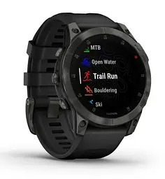 Смарт-годинник Garmin Epix Gen 2 Sapphire - Black Titanium (010-02582-10/11/18) - мініатюра 3