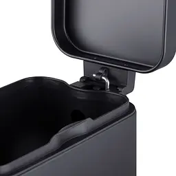 Відро для сміття Mixxus Premium Quadro-TC0105 5 л з плавним закриттям прямокутне Black MI7061, Чорний матовий - мініатюра 4