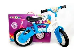 Біговел Kinderway STAR BIKE 10 з EVA колесами біло-синій