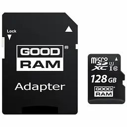 Memory card microSDXC 128Gb GoodRAM (class 10 UHS I U1) Retail + adapter - мініатюра 5
