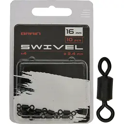 Вертлюжок Brain Swivel #4 16mm diam 3.4mm (10 шт/уп) SGCA-8008-4