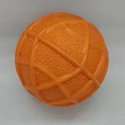 Тенісний м'яч для собак зі звуком Bonny TPR Pet Teething Dog Chew Toy, M Помаранчевий