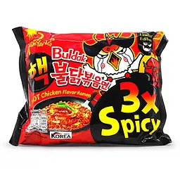 Локшина рамьон дуже гостра Бульдак 3x Spicy Samyang 140г