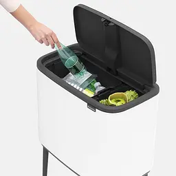Бак для сміття Brabantia Touch Bin Bo 34 л білий (313547) - мініатюра 6