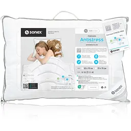 Подушка Sonex Antistress Карбон 70x70 см (SO102077) - мініатюра 5