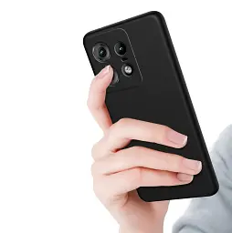 Силіконовий чохол BeCover для Motorola Edge 50 Pro Black (711756) - мініатюра 2