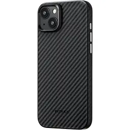 Чохол-накладка Pitaka MagEZ Case Pro 4 Twill 1500D Black/Grey для iPhone 15 (KI1501MMP)