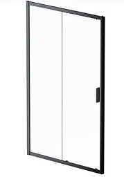 Душові двері AM.PM Gem 120x195 прозоре скло black matt W90UG-120-1S-195BT