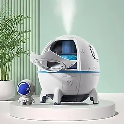 Зволожувач повітря Нічник космонавт Аромадифузор Humidifier 220мл 3 режими підсвічування - мініатюра 4
