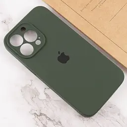 Чохол Silicone Case Full Camera Protective AA для Apple iPhone 14 Pro 6.1" Зелений / Cyprus Green - мініатюра 4