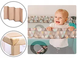 Манеж Lionelo Stefi Beige Chocolate - мініатюра 3