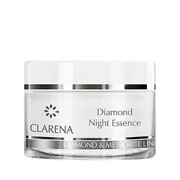 Алмазна нічна есенція-крем затримує процеси старіння Clarena Diamond Night Essence 50 мл - мініатюра 1