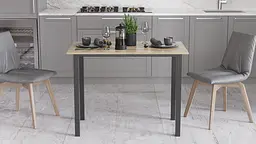 Стіл універсальний Knap Ferrum-decor 750x1000x700 Чорний метал ДСП Дуб Сонома 16 мм (FRD-106365) - мініатюра 2