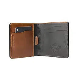 Чоловічий шкіряний гаманець GRANDE PELLE 10х10х2 см acs0029266 - мініатюра 4