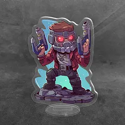 Акрилова колекційна фігурка Чібі Chibi Вартові Галактики Пітер Квілл 10 cм