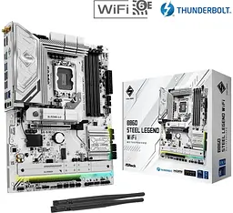 Материнська плата AsRock B860 Steel Legend WiFi (B860 Steel Legend WiFi) (Socket 1851, Intel B860, ATX) - мініатюра 5