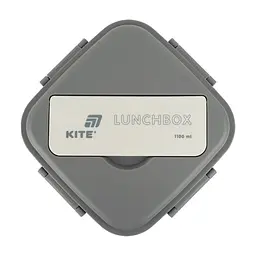 Ланч-бокс Kite з розділювачем 1100 мл сірий (K26-186-1) - мініатюра 2